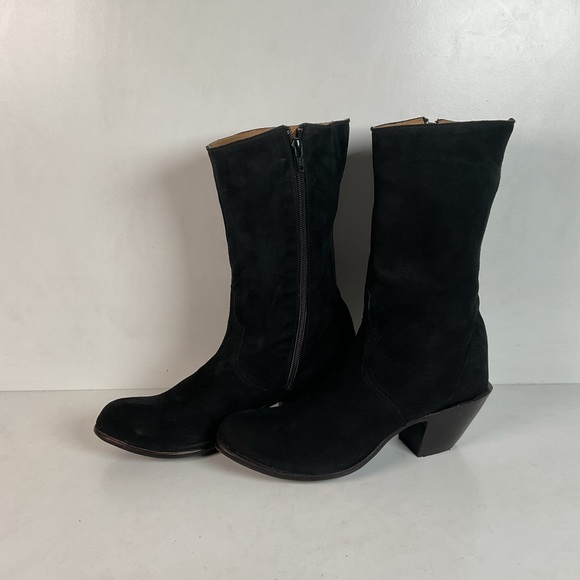 Lucchese Shoes - Lucchese Prototype Sock Booties 8 B Nubuck Suede Classics Handmade